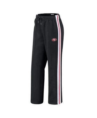Women's Black San Francisco 49ers Color Block Straight Leg Pants