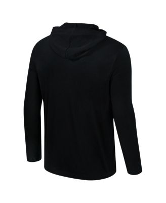 Men's Black Clemson Tigers Color Pop Active Blend 2-Hit Long Sleeve Hooded T-Shirt