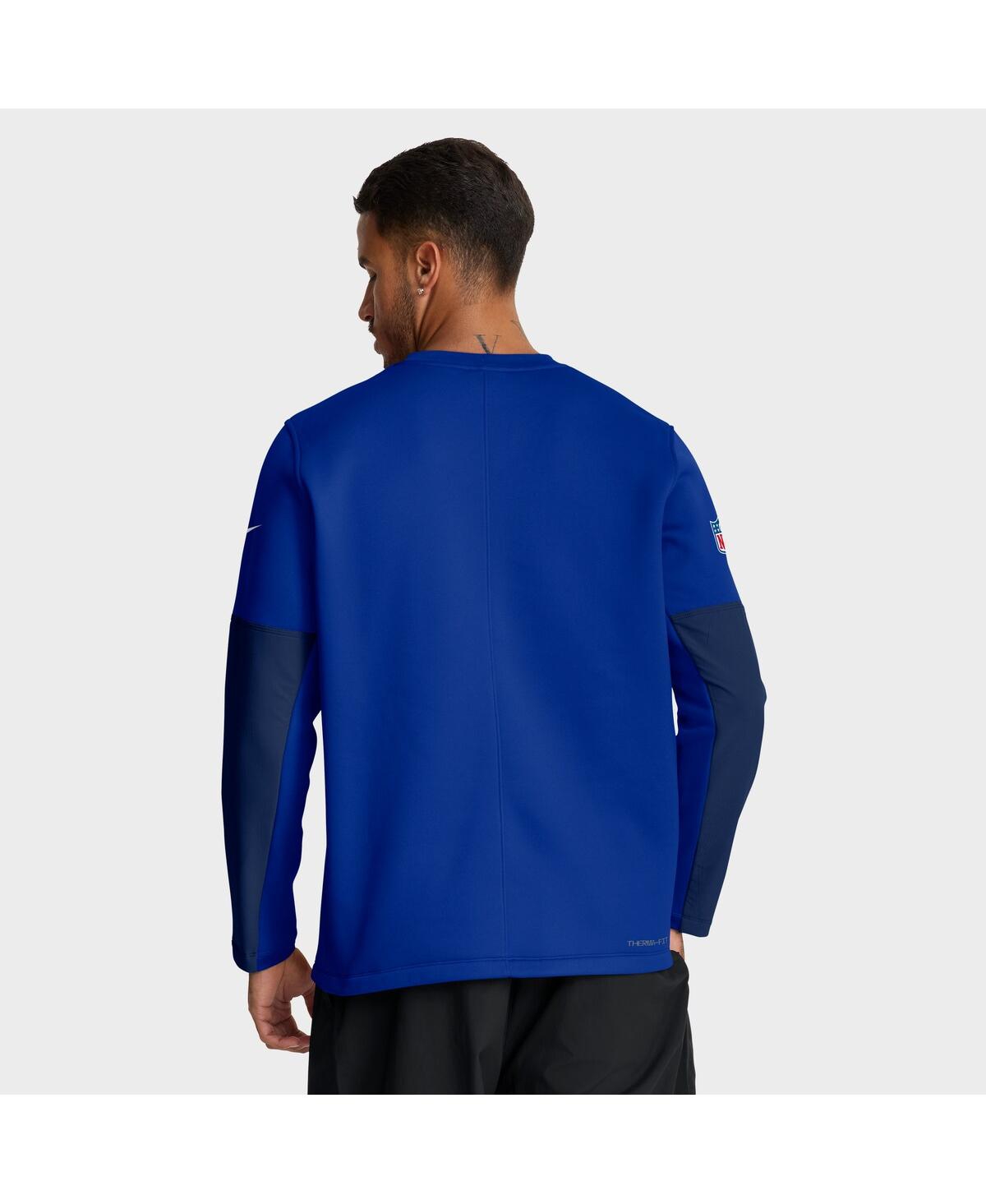 Nike Men's Royal Buffalo Bills Sideline Scripted To Win Performance Long Sleeve T-shirt In Blue