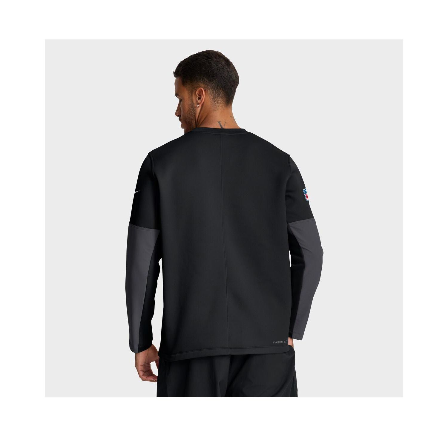 Men's Black Baltimore Ravens Sideline Scripted to Win Performance Long Sleeve T-Shirt