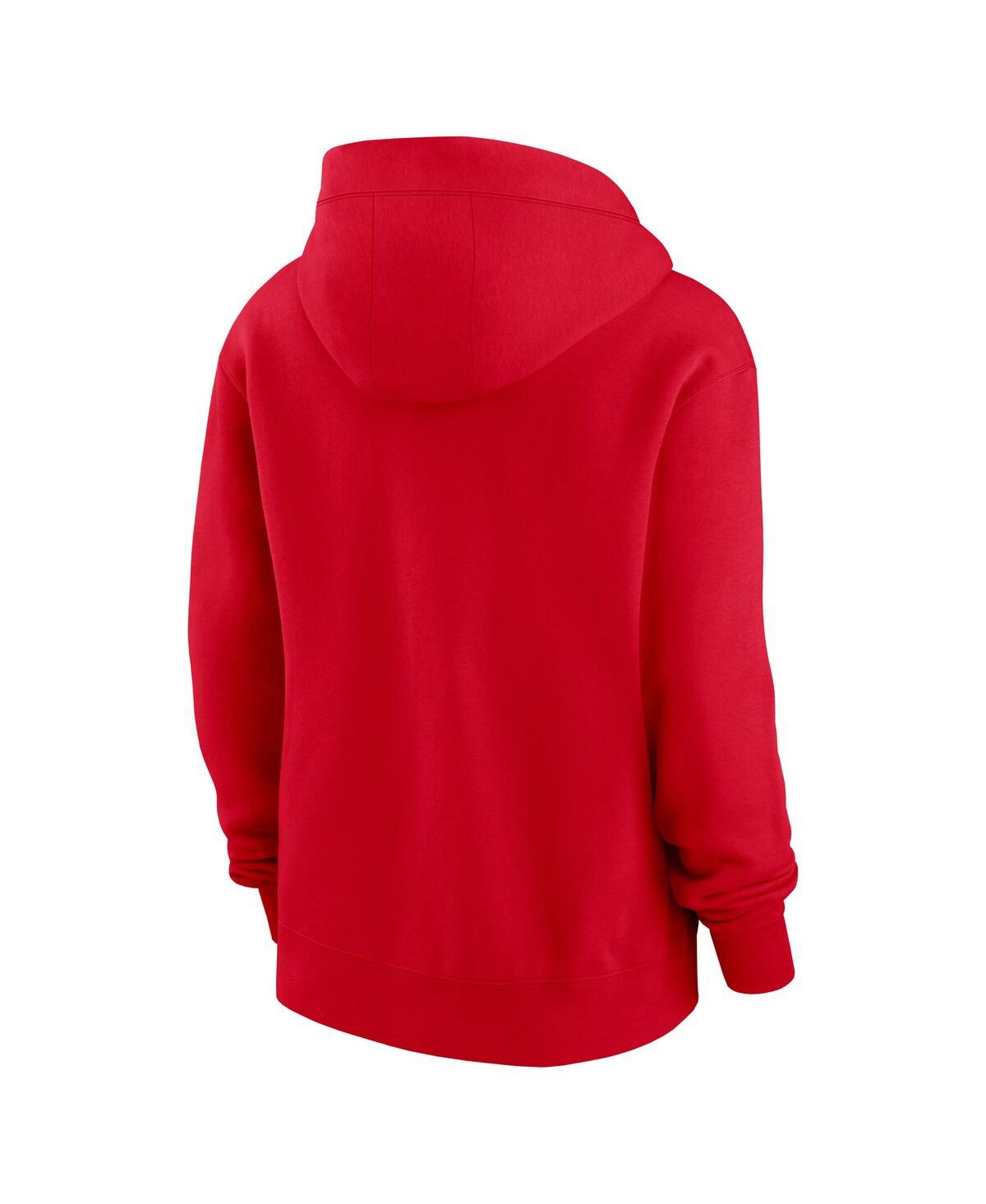 Nike San Francisco 49ers Phoenix Rewind  Women's Nfl Full-zip Hoodie In Red