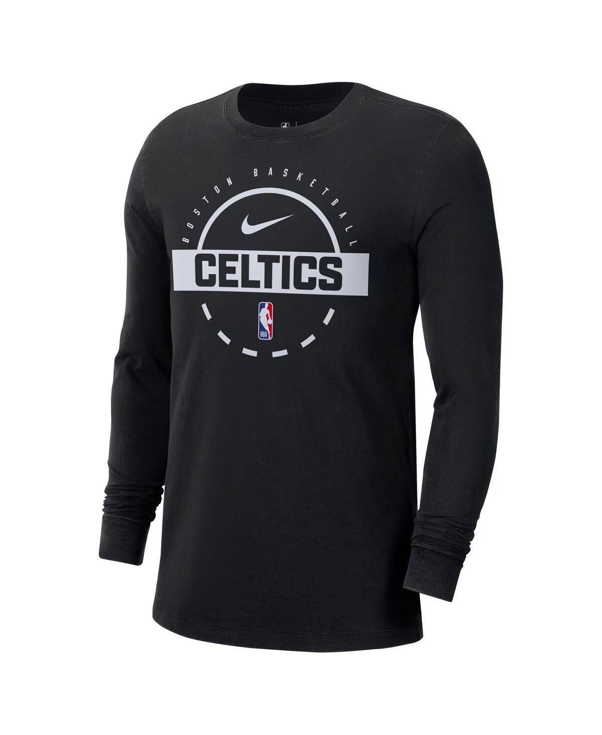 Nike Men's Black Boston Celtics Authentic Long Sleeve Practice T-Shirt