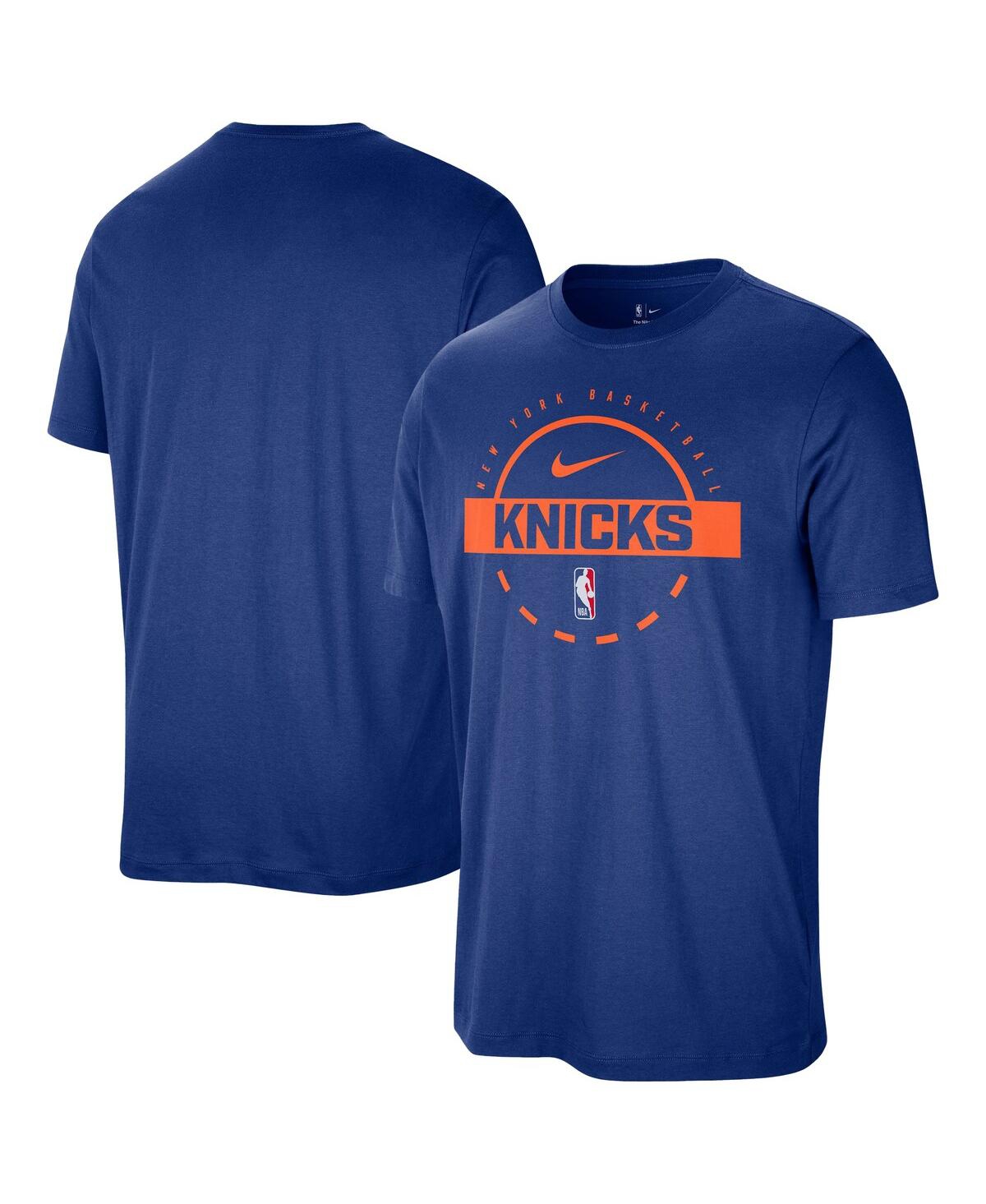 Nike Men's Blue New York Knicks Authentic Practice T-Shirt