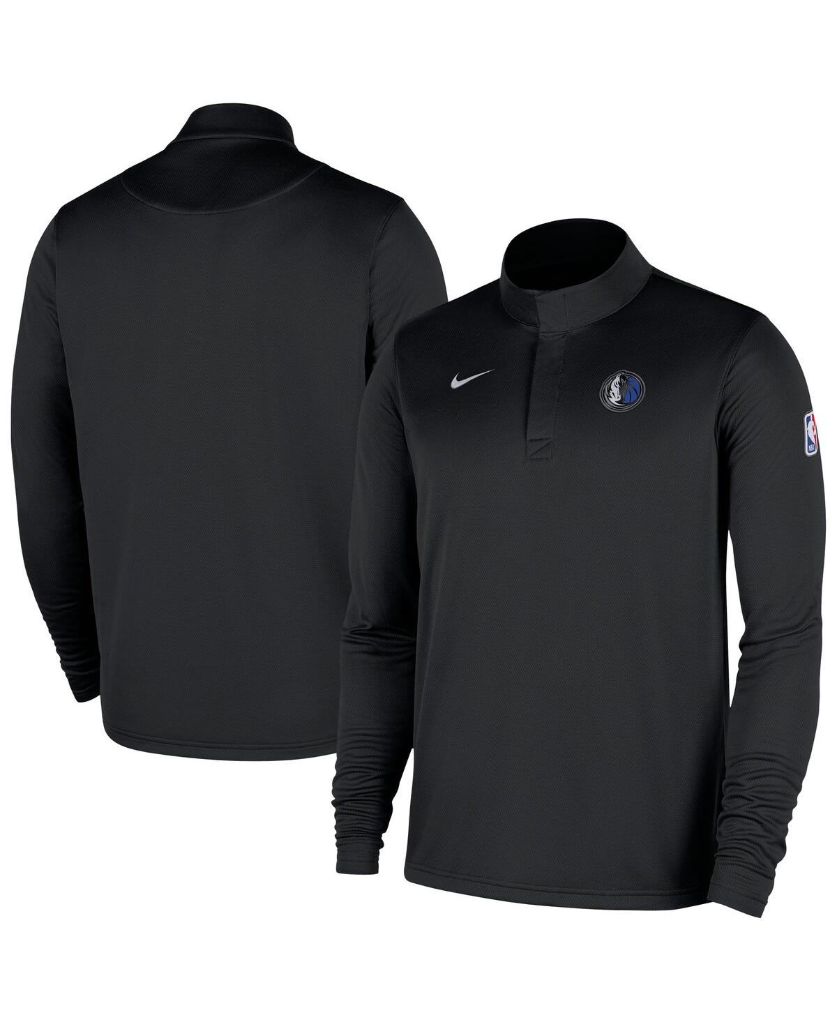 Nike Men's Black Dallas Mavericks 2025/26 Authentic Coaches Quarter-Zip Dri-Fit Top
