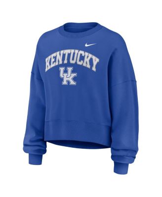 Women's Royal Kentucky Wildcats Oversized Phoenix Arch Pullover Sweatshirt