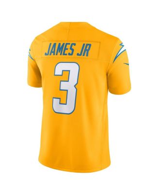 Men's Derwin James Jr. Gold Los Angeles Chargers Alternate Charger Power Vapor F.U.S.E. Limited Jersey