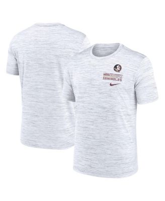 Nike - Men's White Florida State Seminoles Velocity Stacked Performance T-Shirt