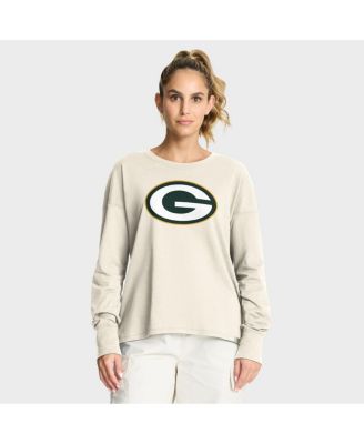 Fanatics - Women's Cream Green Bay Packers Dove Legacy Long Sleeve T-Shirt