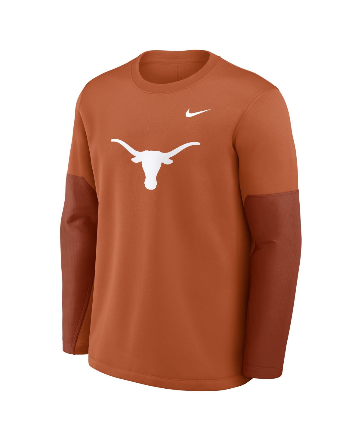 Nike Men's Texas Orange Longhorns 2025 Sideline Coach Performance Long Sleeve T-Shirt