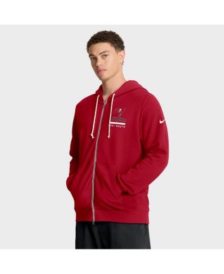 Nike - Men's Red Tampa Bay Buccaneers Sideline Standard Issue Utility Player Dri-FIT Full-Zip Hoodie