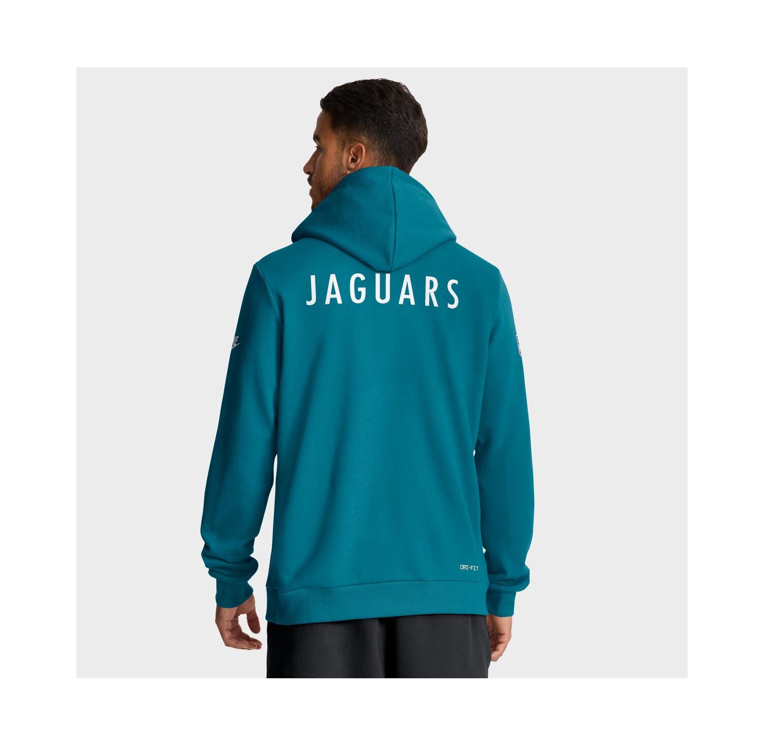 Men's Teal Jacksonville Jaguars Sideline Standard Issue Alt 2 Dri-FIT Hoodie