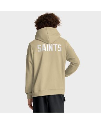 Men's Gold New Orleans Saints Sideline Standard Issue Alt 2 Dri-FIT Hoodie