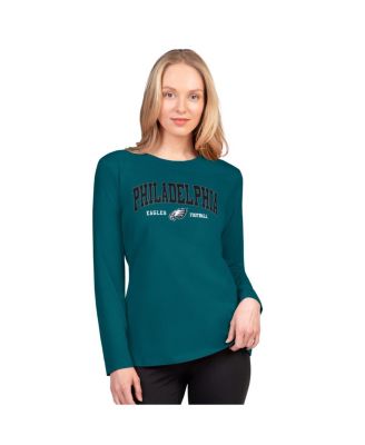 G-III 4Her by Carl Banks - Women's Midnight Green Philadelphia Eagles Best Play Long Sleeve T-Shirt