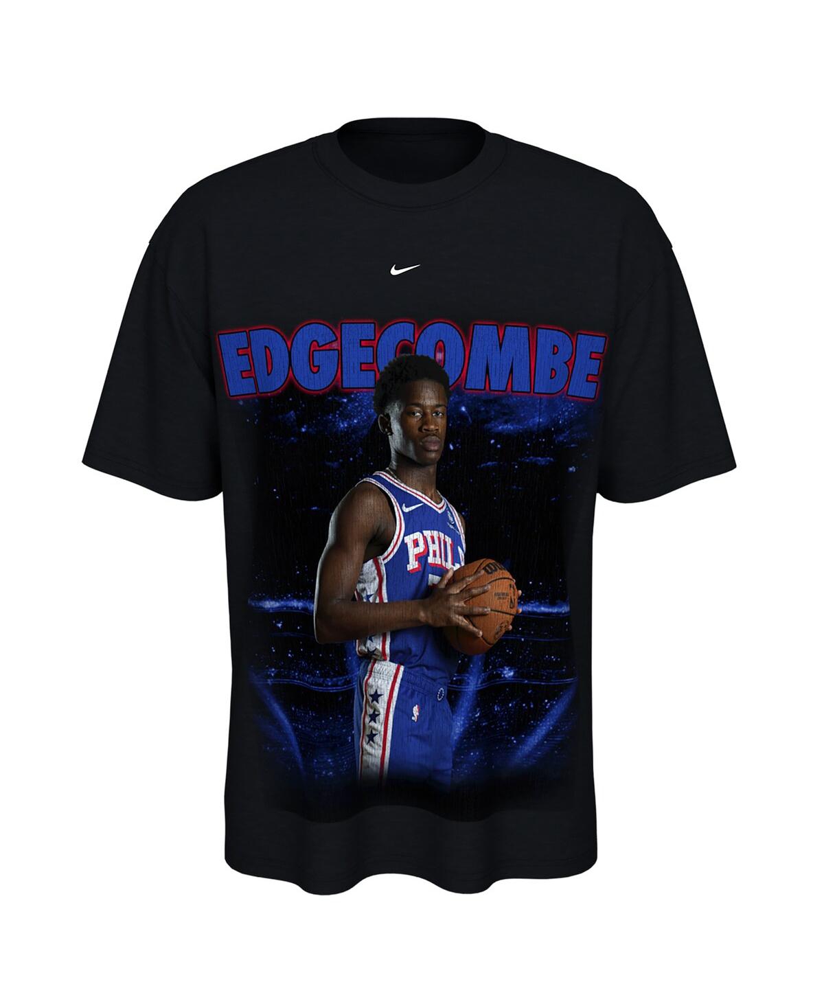 Nike Men's and Women's Vj Edgecombe Black Philadelphia 76ers New Faces x Places T-Shirt