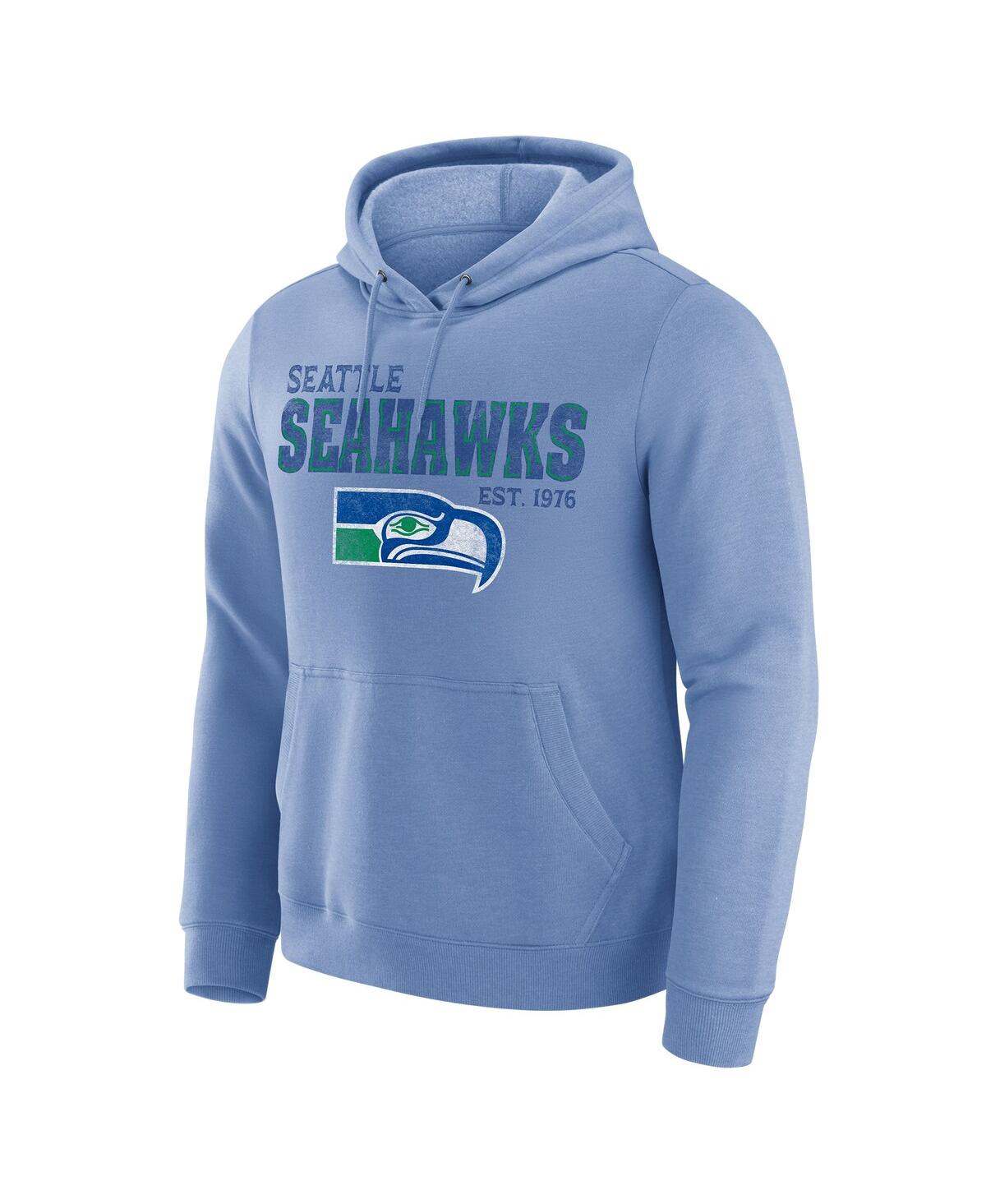 Fanatics Darius Rucker Collection By  Men's Royal Seattle Seahawks Faded Hoodie In Blue