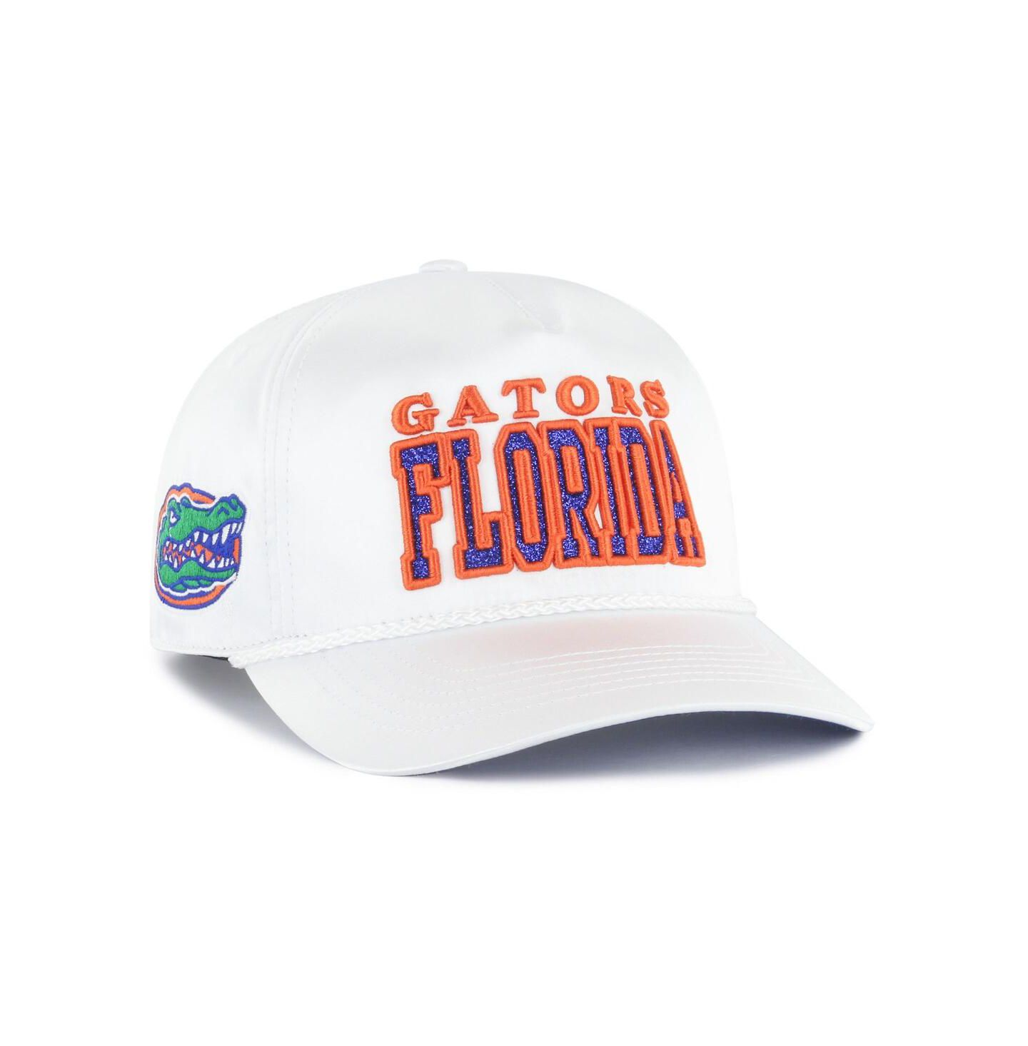 Женская кепка '47 Brand Brand White Florida Gators Outspoken Hitch Adjustable Hat — фото 1
