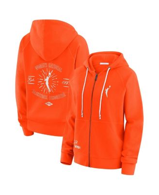 WEAR by Erin Andrews - Women's Orange WNBA Vintage Full-Zip Hoodie