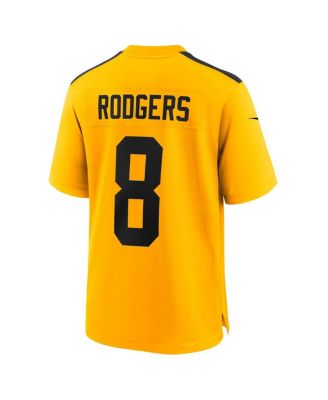 Men's Aaron Rodgers Gold Pittsburgh Steelers Alternate 1933 Throwback Game Jersey