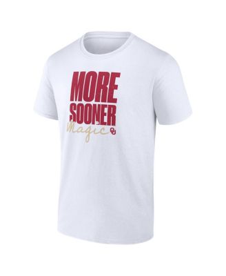 Men's White Oklahoma Sooners More Sooner Magic T-Shirt