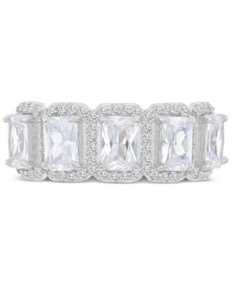 Cubic Zirconia Ring (6.221 ct.t.w.) in Sterling Silver