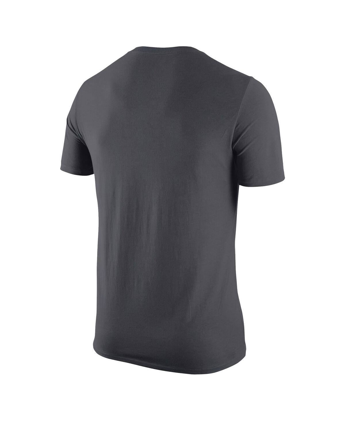 Nike Anthracite Air Force Falcons Apls Fighting Falcon Collection Rivalry T-shirt In Gray