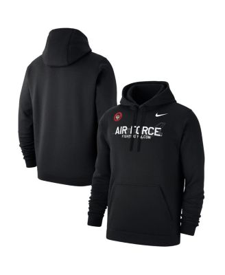 Nike - Men's Black Air Force Falcons APLS Fighting Falcon Collection Club Fleece Hoodie