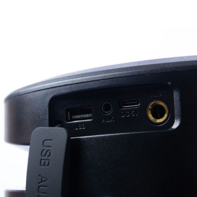 Bluetooth 360° RGB Speaker 74W IPX5 Waterproof 4400mAh Rechargeable