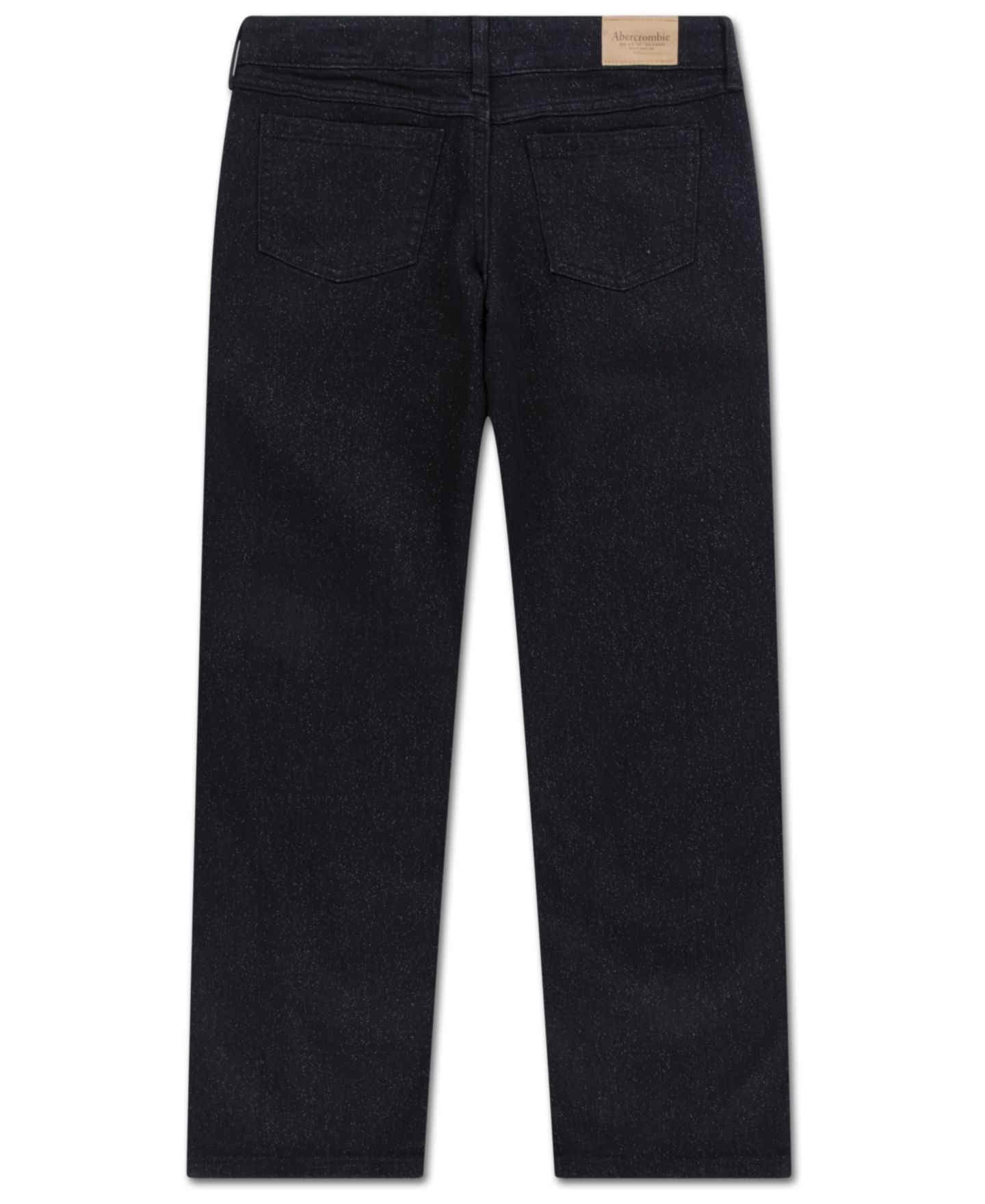 Джинсы abercrombie kids Sparkle Low-Rise Baggy Jeans для девочек, цвет: Чёрный — фото 5
