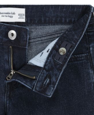 Girls' Sparkle Low-Rise Baggy Jeans