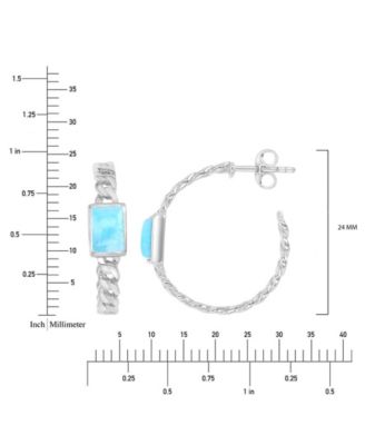 Opal (5 ct. t.w.) Earrings in Sterling Silver