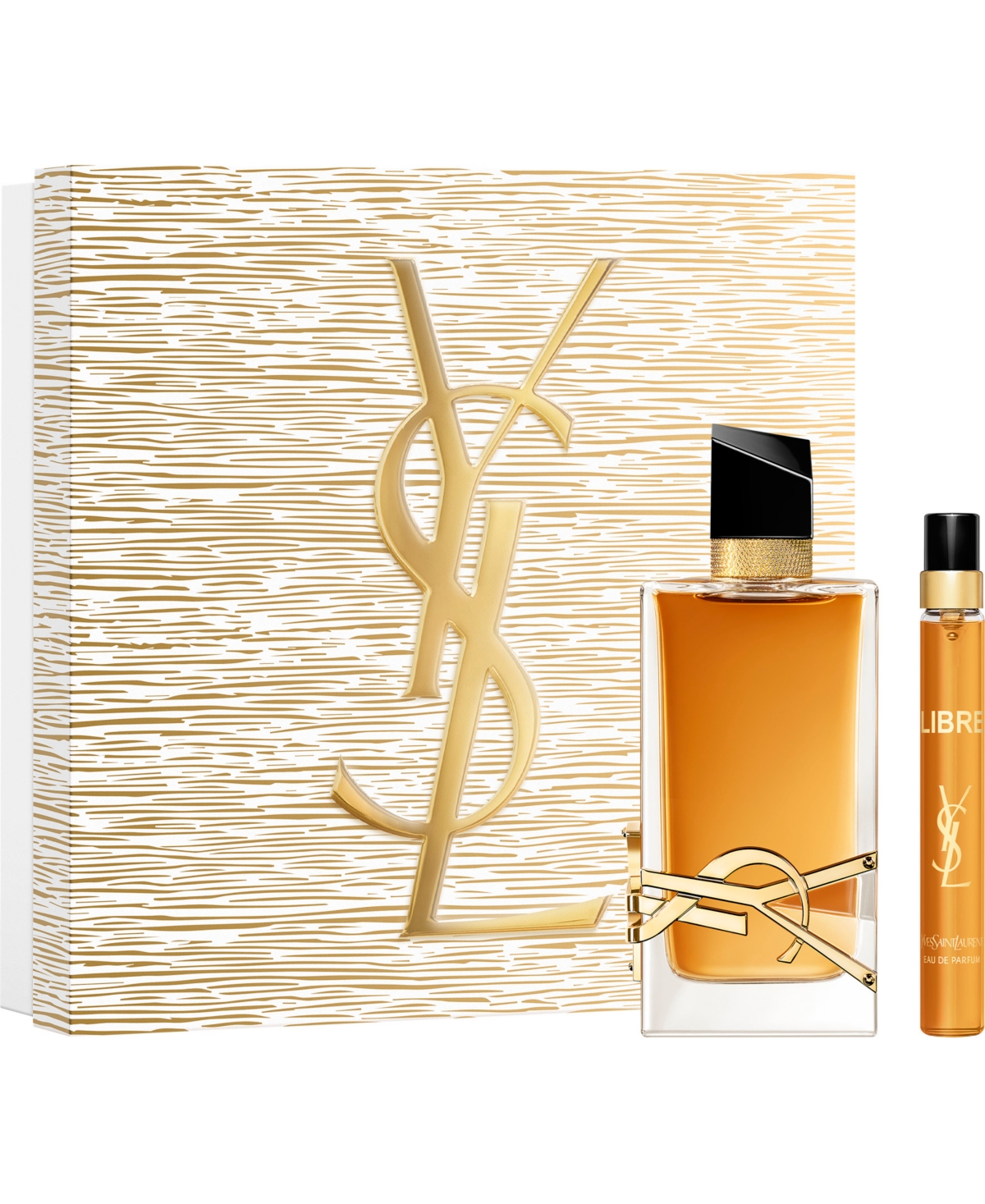 Saint Laurent Libre Eau De Parfum Intense Set In Transparent