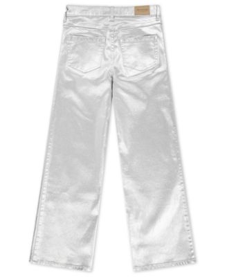 Girls Shine High Rise Wide Leg Jeans