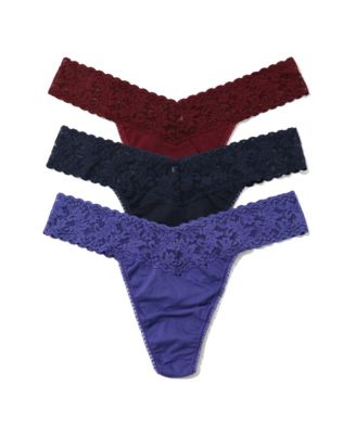 Original Rise 3 Pack Thong Underwear