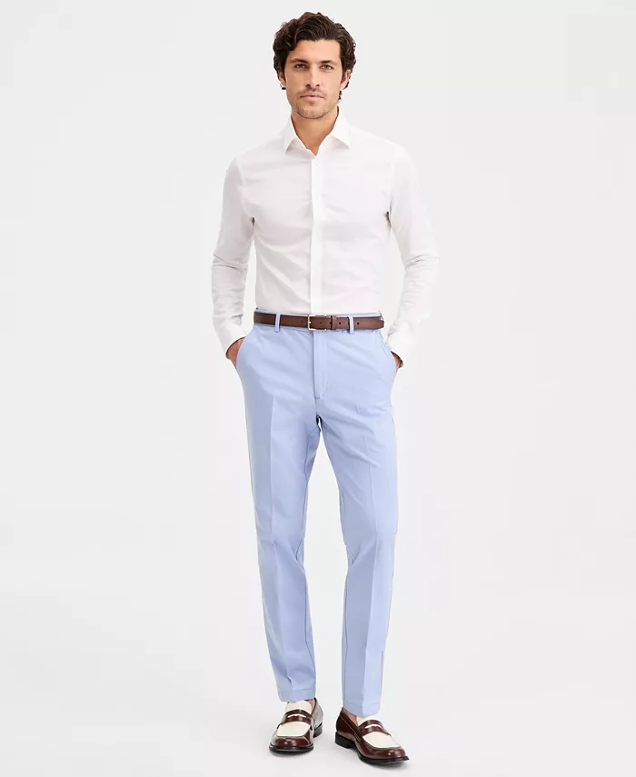 Men's Classic-Fit Cotton-Blend Dress Pants - thumbnail 5