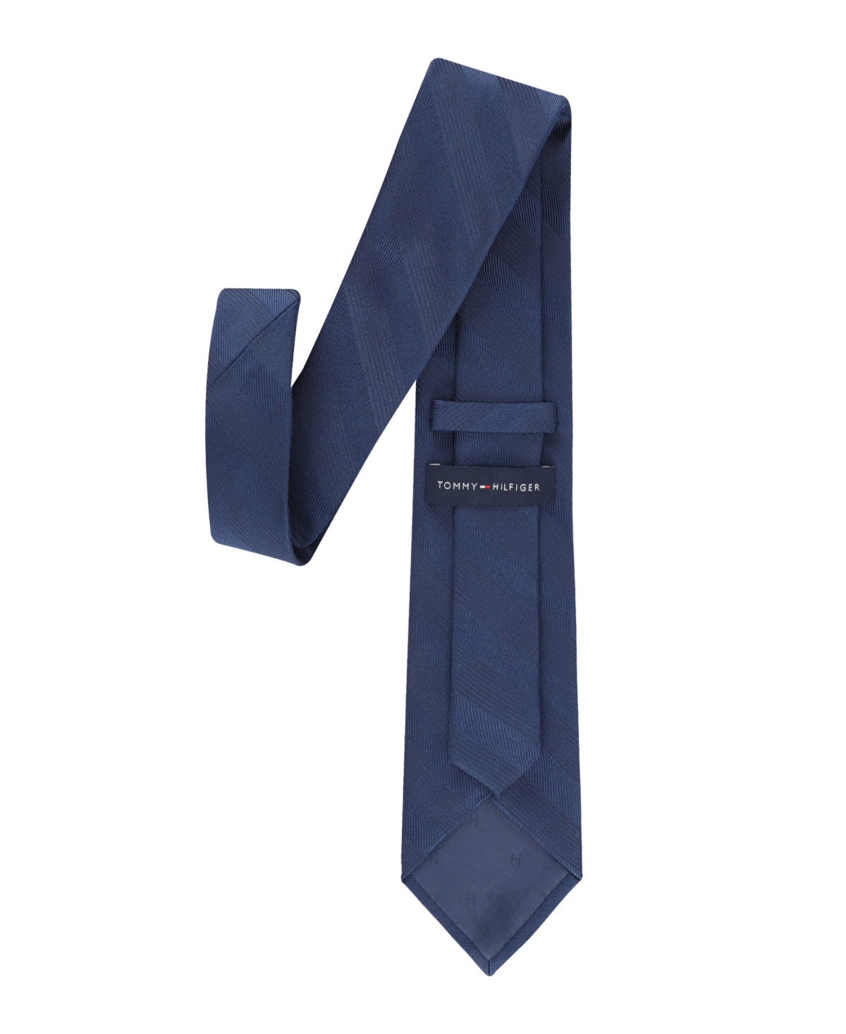 Tommy Hilfiger Men's Striped Tie In Blue