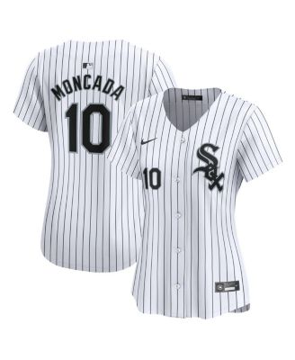 Nike - Women's Yoan Moncada White Chicago White Sox Home Limited Player Jersey