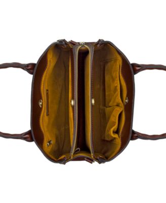 Genovese Medium Leather Top Handle Bag