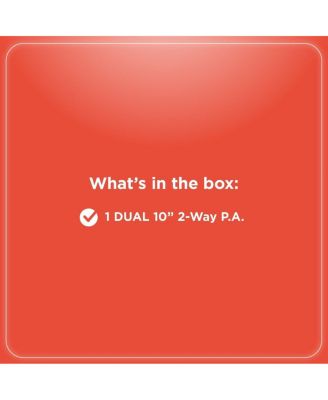 Tower Speaker Dual 10-Inch 30000 RMS Lights FM Rechargeable With Roaring Bass For Parties and Events