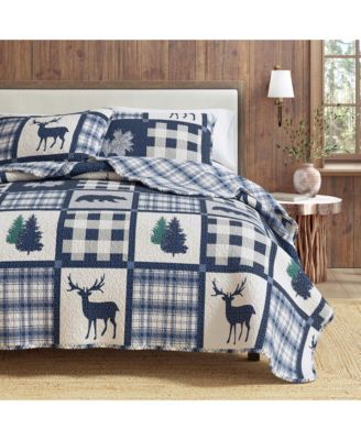 Rustic Lodge All-Season 3 Pc Quilt Set