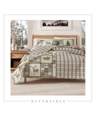 Rustic Lodge All-Season 3 Pc Quilt Set