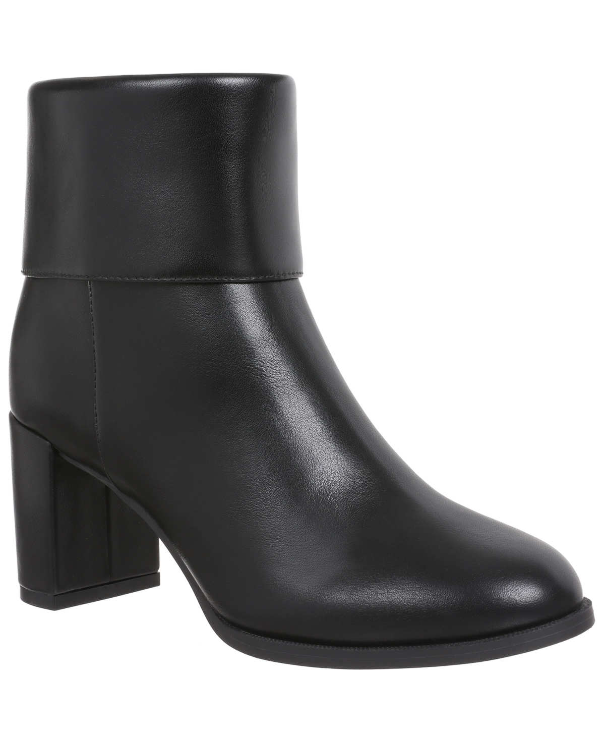 Style & Co Women's Chappell Block Heel Booties, Macy's Exclusive In Black