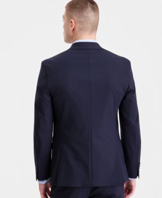 Men's Slim-Fit Wool Suit Jacket