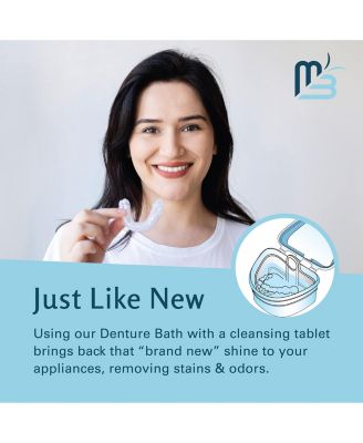 Denture Bath Case | Retainer Case, Denture Case, Denture Cleaner Cup