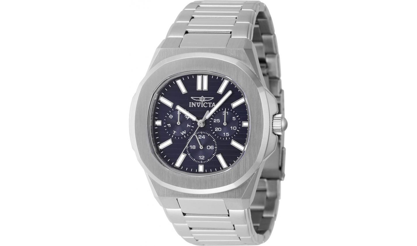 Мужские часы Invicta 48326 Speedway Quartz 3 Hand Blue Dial, цвет: Тёмный фиолетовый — фото 3