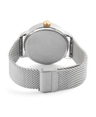 Men's 48938 Specialty Quartz 3 Hand Charcoal Dial Watch