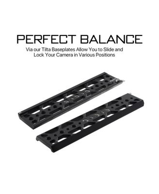 10" Standard Lightweight Dovetail Plate, Black