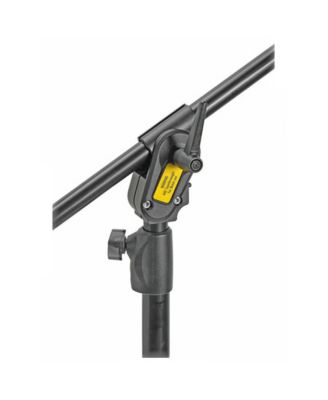 Boom Stand 420 (Black Anodized), 3-Section Stand Convertible to Double Extension Boom and Stand, with Sand Bag (#3397B)