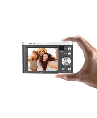 MINOLTA MNB5Z 48 MP / 5K Ultra HD Dual Lens Camera w/5x Optical Zoom (Black)