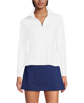 Women's Long SunShade UPF 50 Long Sleeve Quarter Zip Rash Guard