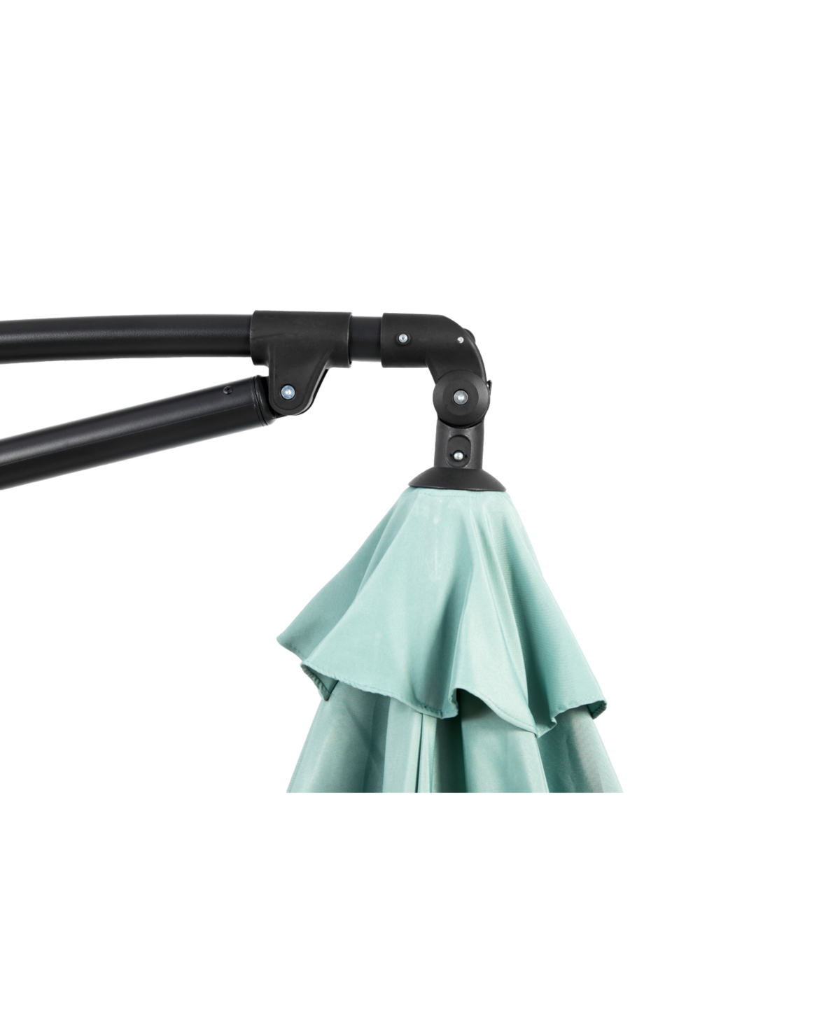 Streamdale Best Choice Products 10ft Offset Hanging Patio Umbrella w/Easy Tilt, Polyester Shade, 8 Ribs for Backyard